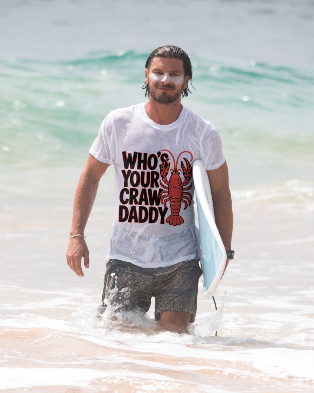 Who’s Your Crawdaddy T-Shirt | Funny Crawfish Boil Graphic Tee | Cajun Seafood Lover Shirt | Southern Party & Festival Top