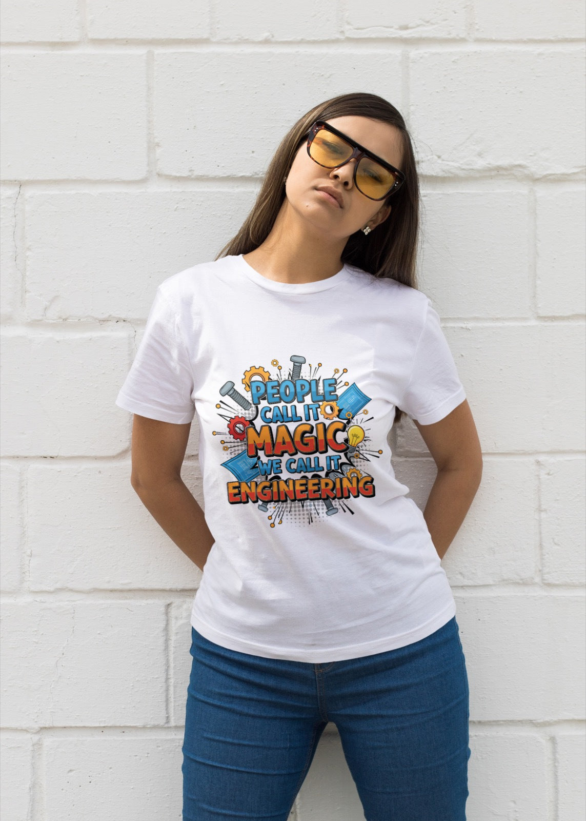 People Call It Magic We Call It Engineering T-Shirt | Funny Engineer Graphic Tee | STEM & Maker Humor Shirt | Mechanical & Electrical Engineer Gift
