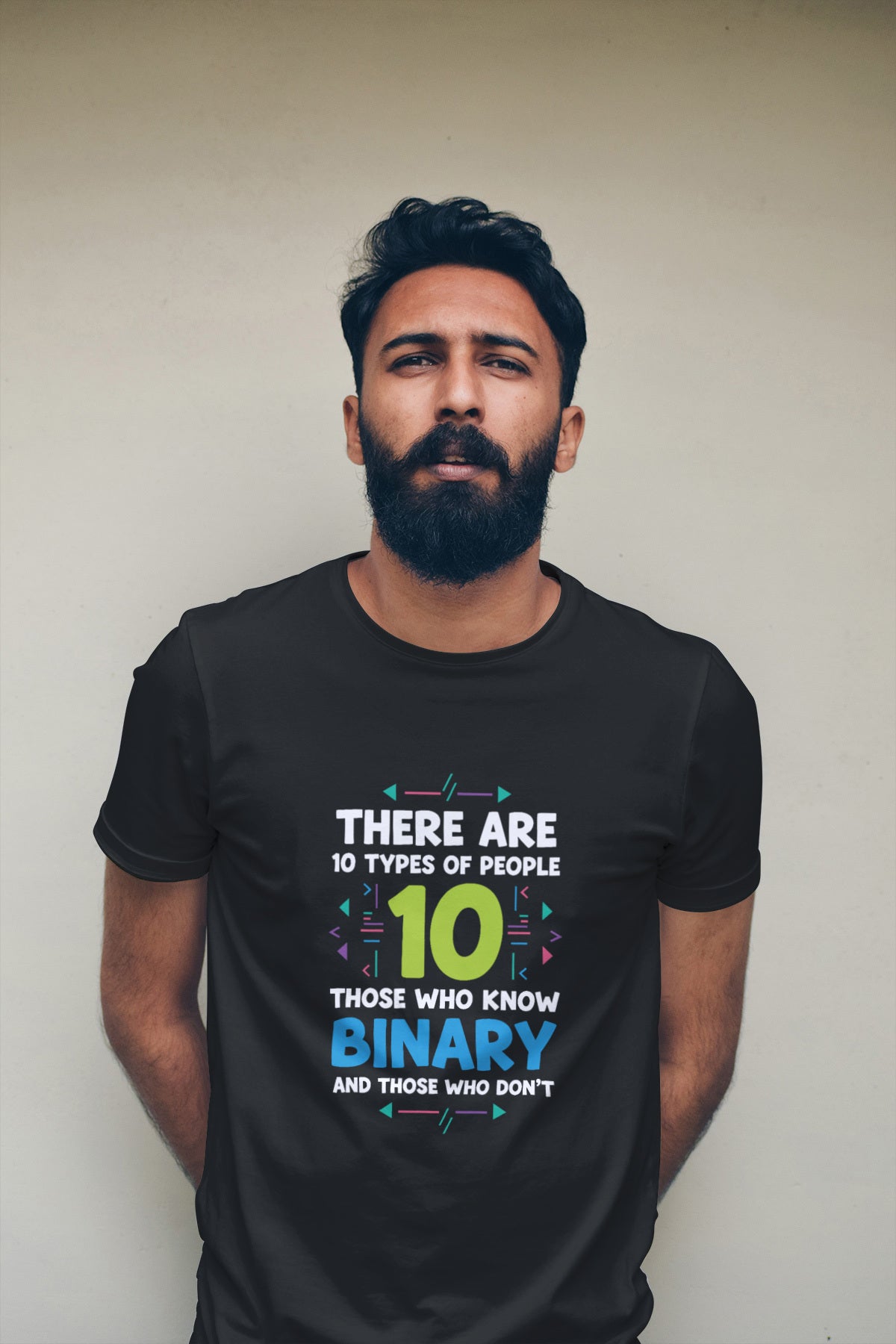 There Are 10 Types of People T-Shirt | Funny Binary Code Geek Tee | Programmer & Developer Humor Shirt | Nerdy Office Graphic Top