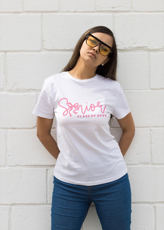 Senior Class of 2026 T-Shirt | Graduation Year Graphic Tee | Funny Senior Year Shirt | High School & College Graduate Top